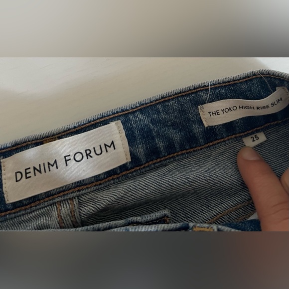 Denim Forum the Yoko High Rise Slim - Picture 4 of 5